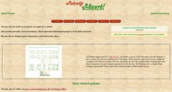 Desktop Screenshot of patentlyabsurd.org.uk